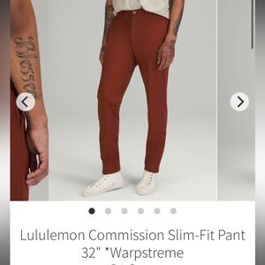 Lululemon commission slim fit pant